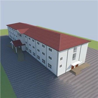 Zamonaviy dizayndagi temir konstruktsiyali mehmonxona