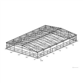 Prefabrik po'lat konstruktsiyalar ombori